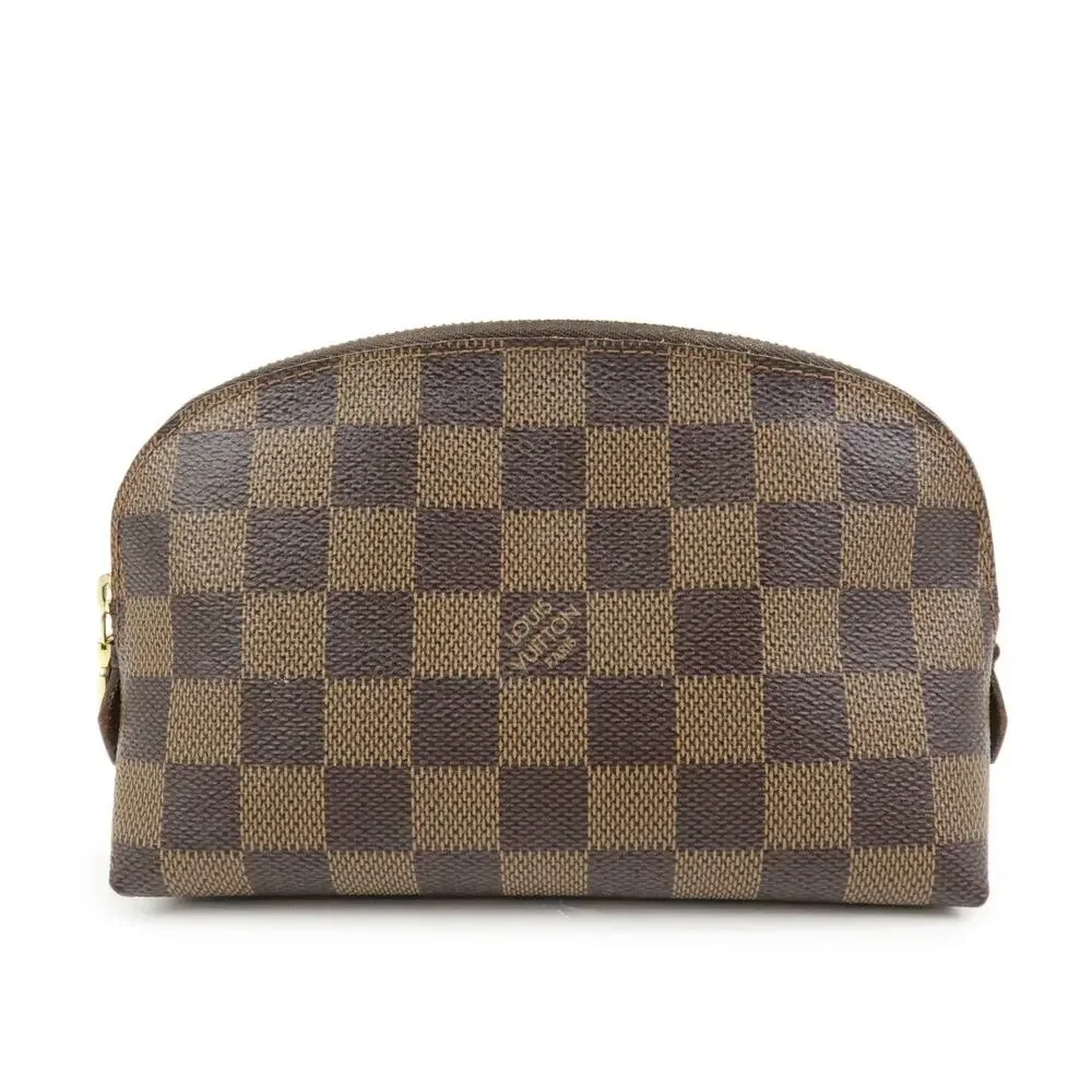 Louis Vuitton Damier Ebene Cosmetic Brown